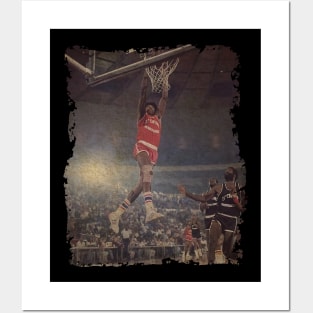 Julius Erving During The 21st Century Pro Basketball Tourney, 1975 Posters and Art